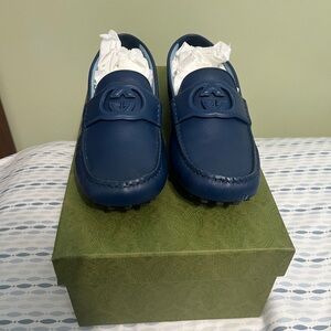 Gucci Navy Shoes